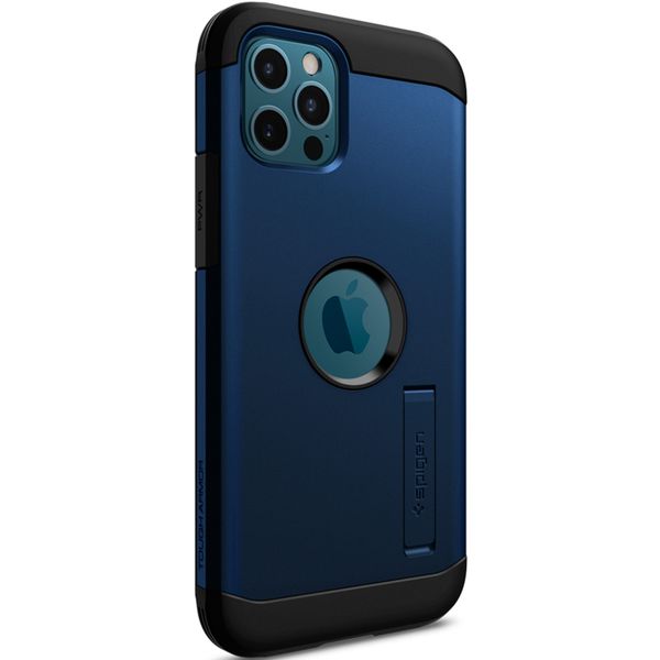 Spigen Coque Tough Armor iPhone 12 (Pro) - Bleu foncé