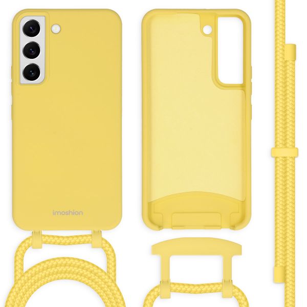 imoshion Coque de couleur avec cordon amovible Samsung Galaxy S22 - Jaune