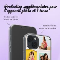 Coque personnalisée avec pellicule N°3 iPhone 14 - Transparent