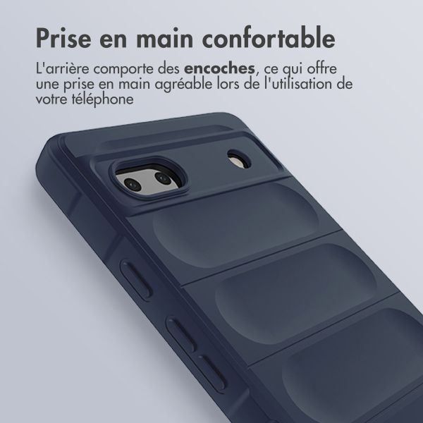 imoshion Coque arrière EasyGrip Google Pixel 6a - Bleu foncé