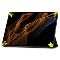 imoshion Coque tablette Trifold Galaxy Tab S8 Ultra - Noir