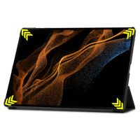 imoshion Coque tablette Trifold Samsung Galaxy Tab S8 Ultra - Noir