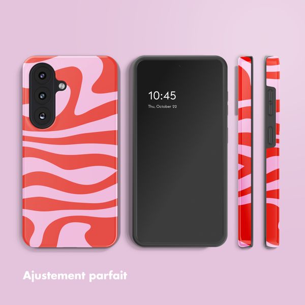 Selencia Coque arrière Vivid Samsung Galaxy S26 - Dream Swirl Pink