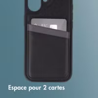 imoshion Coque arrière avec porte-cartes et support Apple iPhone 17 - Noir