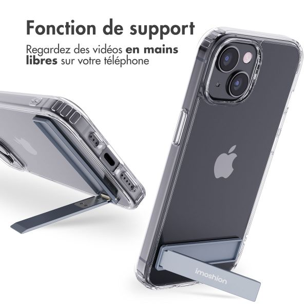 imoshion ﻿Coque Stand iPhone 15 - Transparent