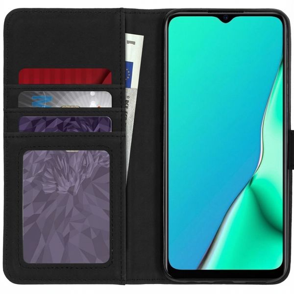 imoshion Étui de télephone portefeuille de luxe Oppo A5 (2020) / A9 (2020) - Noir
