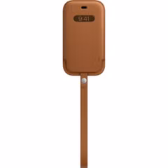 Apple Sacoche en cuir MagSafe Apple iPhone 12 (Pro) - Saddle Brown