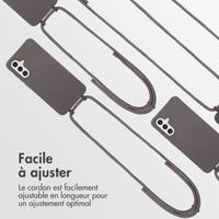 imoshion Coque de couleur avec cordon amovible Samsung Galaxy A36 / A56 - Black Coffee