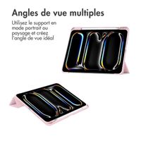 imoshion Coque tablette rigide Trifold Apple iPad Pro 13 (2024) M4 - Rose