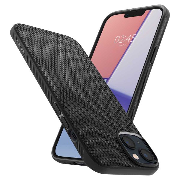 Spigen Coque Liquid Air iPhone 14 Pro - Noir