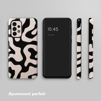 Selencia Coque arrière Vivid Tough Samsung Galaxy A33 - Art Wave Black