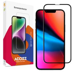Accezz Protection d'écran en verre trempé Full Cover Apple iPhone 13 Pro Max / 14 Plus