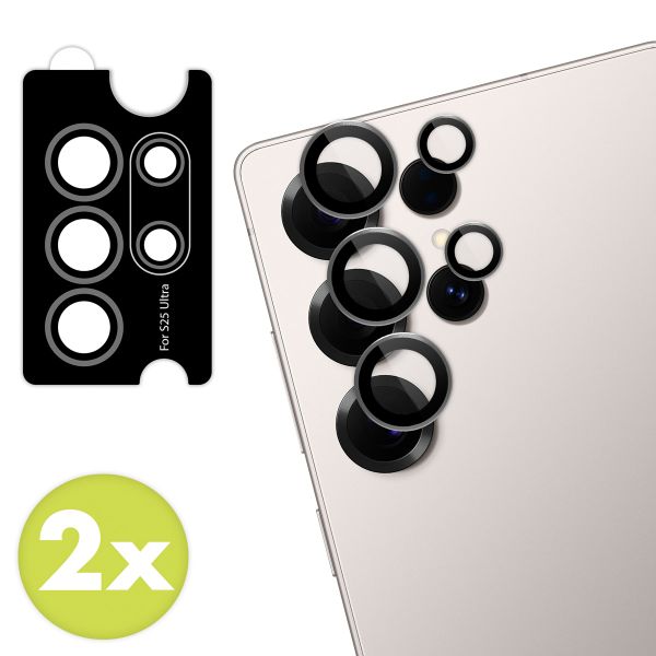 imoshion Lot de 2 protections d'objectif de caméra Samsung Galaxy S25 Ultra - Titanium Gray