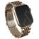 Burga Bracelet en acier Apple Watch Series 1 á 9 / SE (38/40/41 mm) | Series 10 (42 mm) - Chic Royal - Dorée