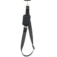 Selencia Cordon de téléphone avec petit sac - Midnight Black