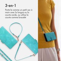 imoshion Etui de télephone portefeuille avec cordon Samsung Galaxy A36 - Turquoise