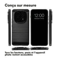 imoshion Coque Brushed Xiaomi Redmi Note 15 Pro (4G) - Noir