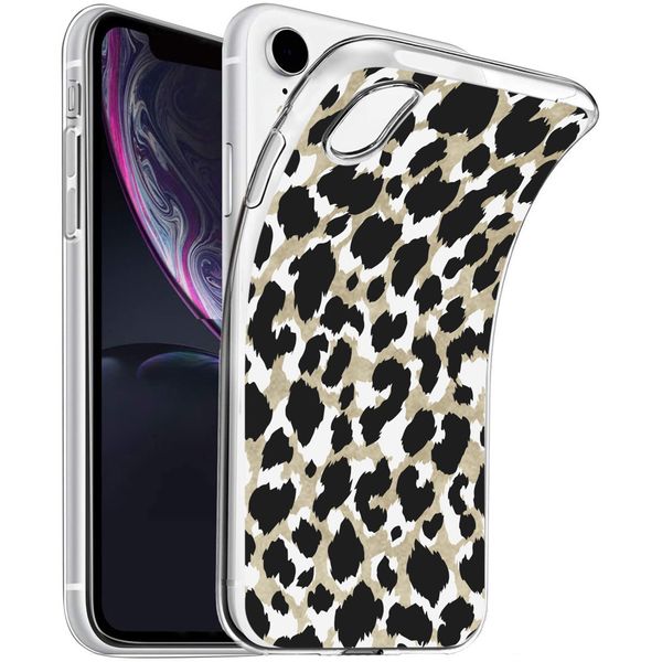 imoshion Coque Design Apple iPhone Xr - Golden Leopard