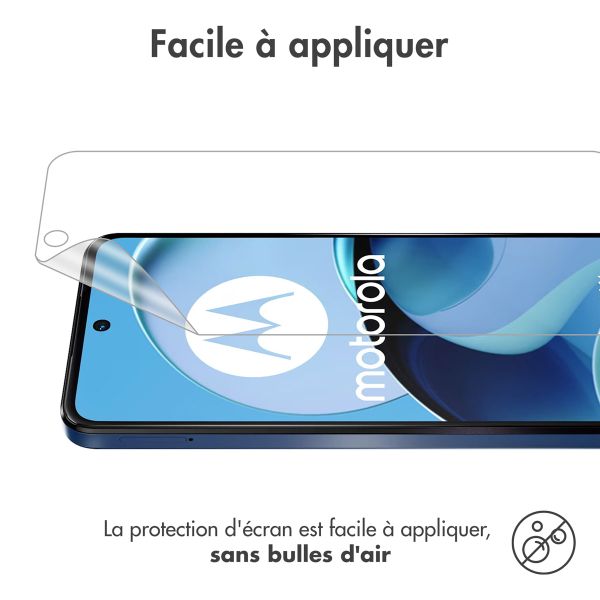 imoshion Protection d'écran Film 3 pack Motorola Moto G14 - Transparent