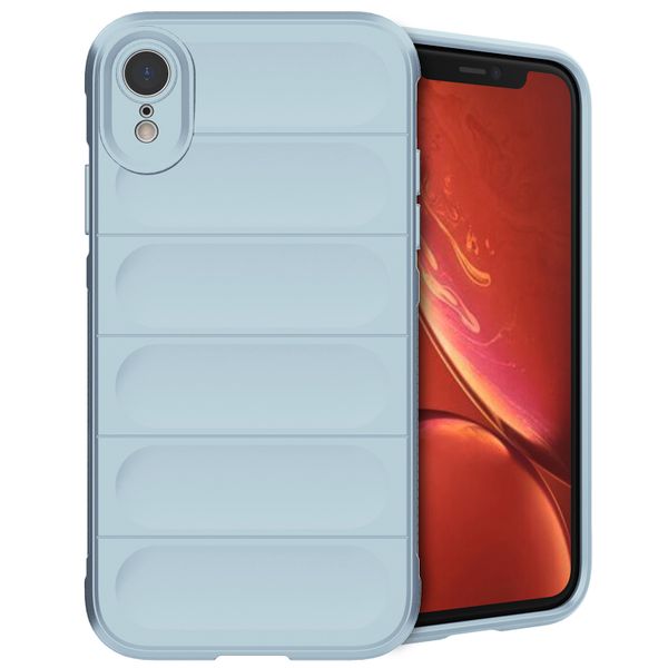 imoshion Coque arrière EasyGrip iPhone Xr - Bleu clair