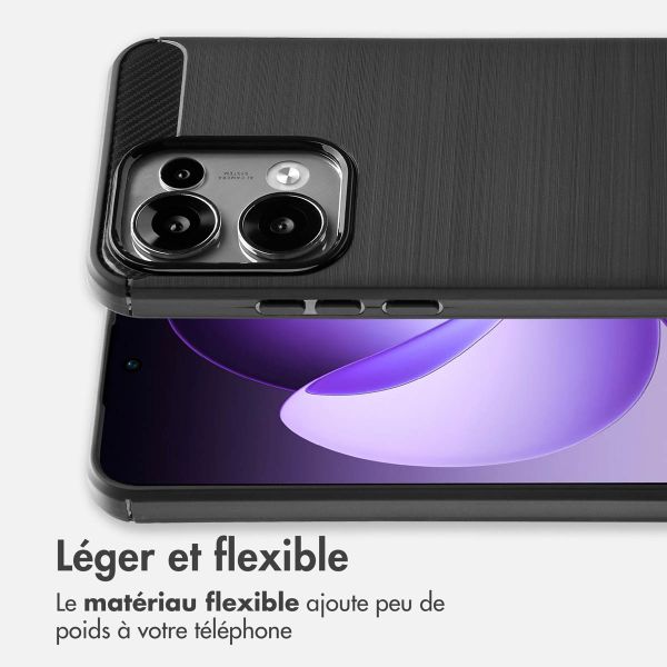 imoshion Coque Brushed Oppo Reno 13 - Noir