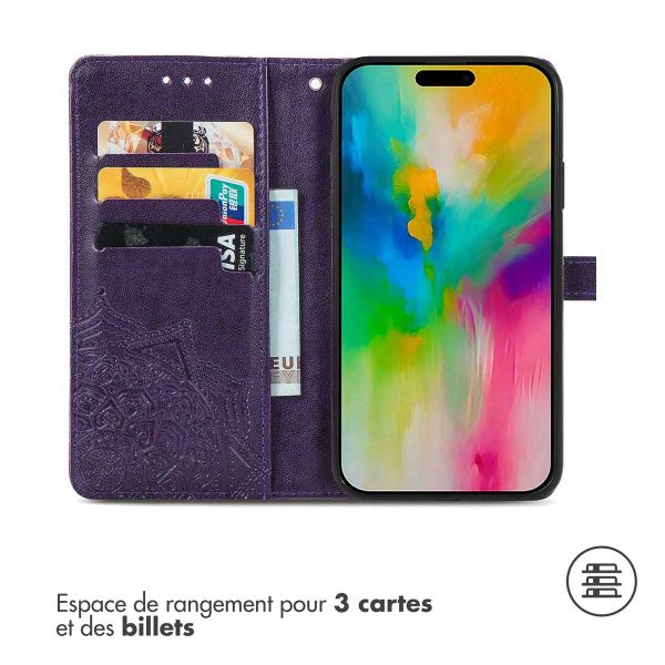 imoshion Etui de télephone Mandala Apple iPhone 17 - Violet