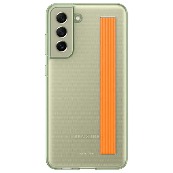 Samsung Original Coque Slim Strap Galaxy S21 FE - Olive Green