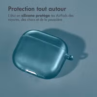 imoshion Coque Néon Apple AirPods 4 - Bleu Foncé