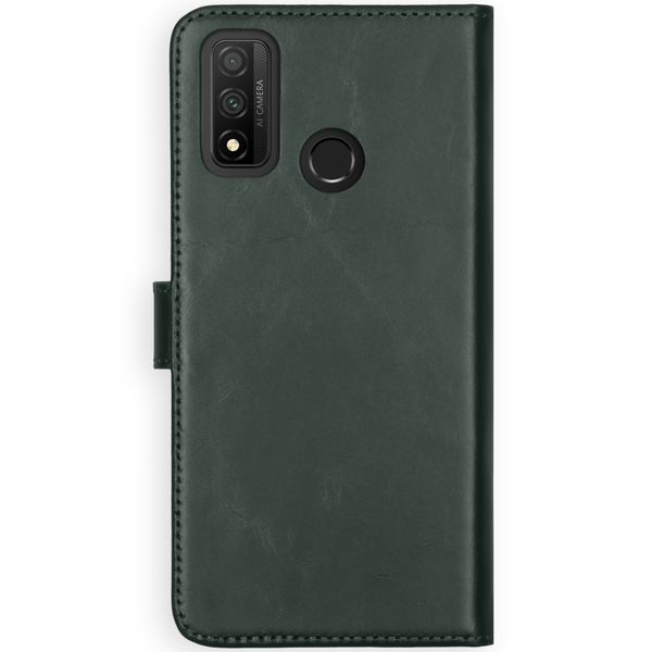 Selencia Étui de téléphone portefeuille en cuir véritable Huawei P Smart (2020)