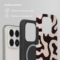 Selencia Coque arrière Vivid avec MagSafe Xiaomi 17 - Art Wave Black