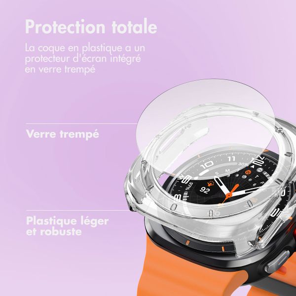 imoshion Coque rigide à couverture complète Samsung Galaxy Watch Ultra (2024/2025) - Transparent