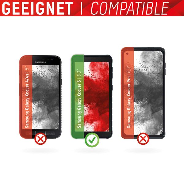 Displex Protection d'écran en verre trempé Real Glass Samsung Galaxy Xcover 5