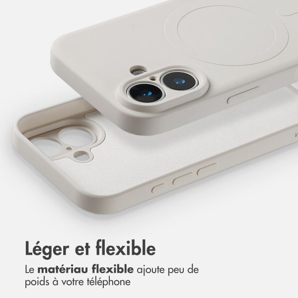 imoshion Coque Couleur avec MagSafe Apple iPhone 17 - Beige