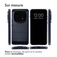 imoshion Coque Brushed Xiaomi Redmi Note 15 Pro (4G) - Bleu foncé