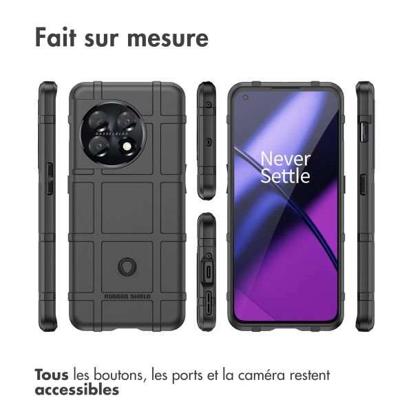 imoshion Coque Arrière Rugged Shield OnePlus 11 - Noir