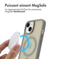 imoshion Coque Color Guard avec MagSafe iPhone 15 - Gris