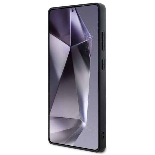 Guess Coque 4G Metal Logo Glitter Samsung Galaxy S25 Ultra - Noir