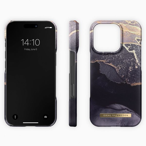 iDeal of Sweden Coque Fashion Apple iPhone 16 Pro Max - Golden Twilight Marble