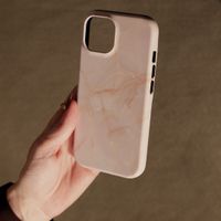 Selencia Coque arrière Vivid Samsung Galaxy Z Flip 6 / Flip 7 FE - Golden Beige Marble