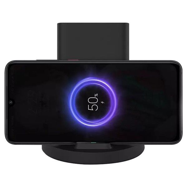 Xiaomi Mi Stand - Chargeur sans fil d'origine - Support de charge sans fil - 20 Watts - Noir