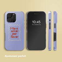 Selencia Coque arrière Vivid avec MagSafe Apple iPhone 16 Pro Max - More Amor