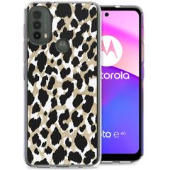 imoshion Coque Design Motorola Moto E30 / E40 - Leopard