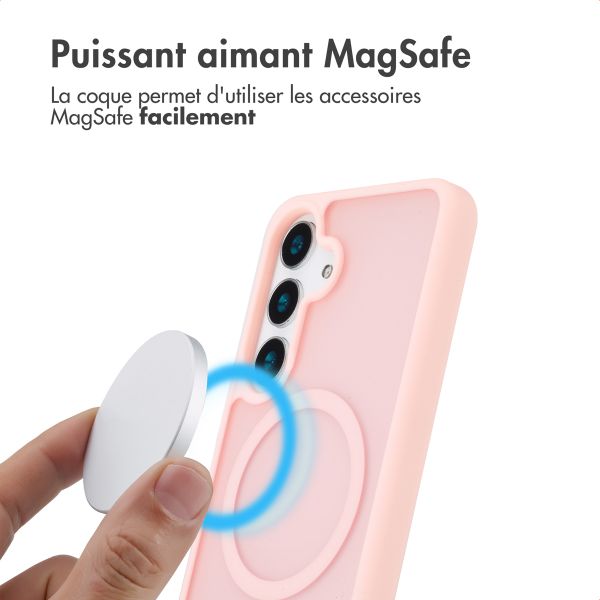 imoshion Coque Color Guard avec MagSafe Samsung Galaxy S25 - Rose clair