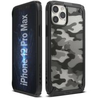 Ringke Coque Fusion X iPhone 12 Pro Max - Camo Noir