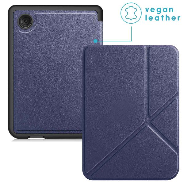 imoshion Étui de liseuse portefeuille Pliable Kobo Clara Colour / BW - Bleu foncé