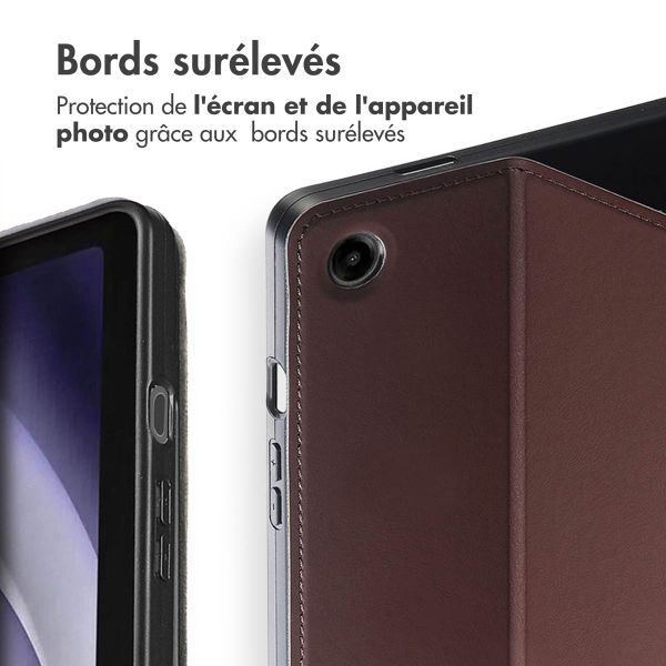 Accezz Coque tablette Classic Samsung Galaxy Tab A9 Plus - Marron