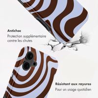 Selencia Coque arrière Vivid Apple iPhone 16 - Dream Swirl Chocolate