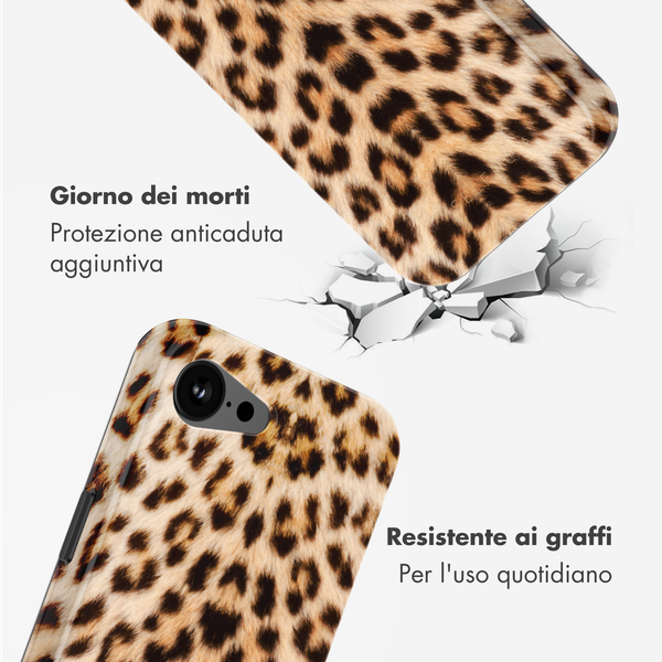 Selencia Coque arrière Vivid avec MagSafe Apple iPhone 17e / 16e - Wild Leo