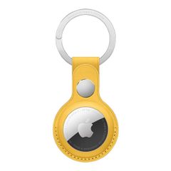 Apple Leather Key Ring Apple AirTag - Meyer Lemon