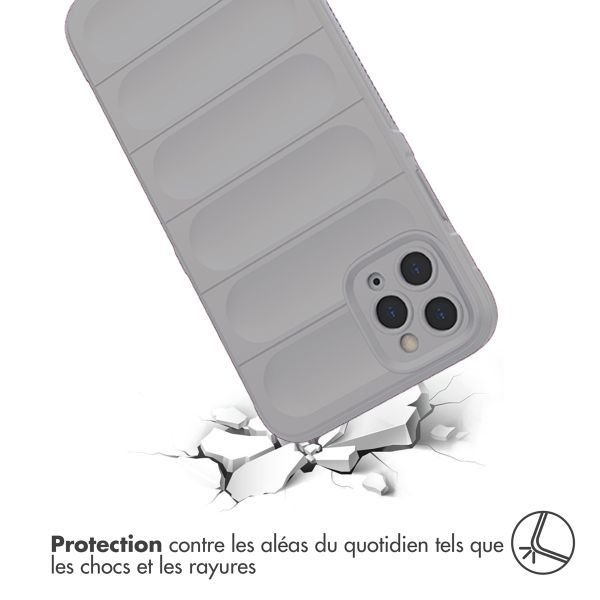 imoshion Coque arrière EasyGrip iPhone 11 Pro Max - Gris